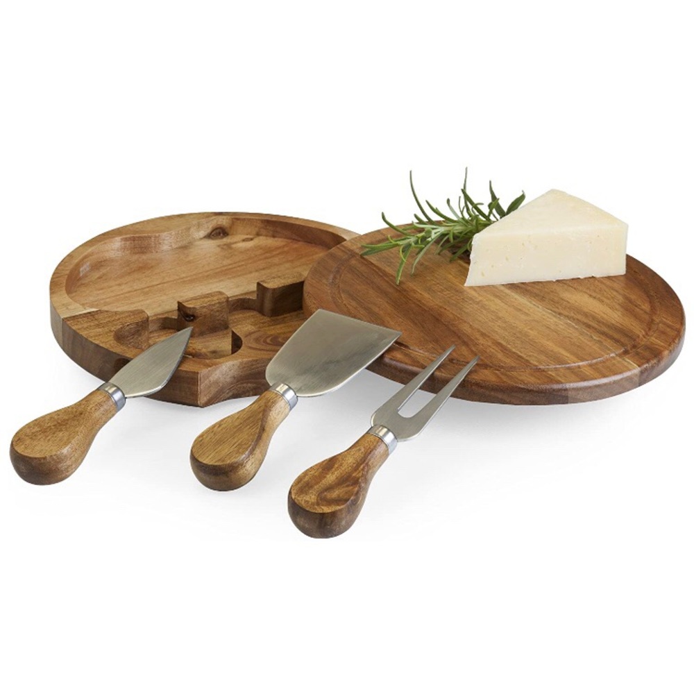 🌿Deluxe Cheese Board Set Acacia Wood - Picture 10 of 16